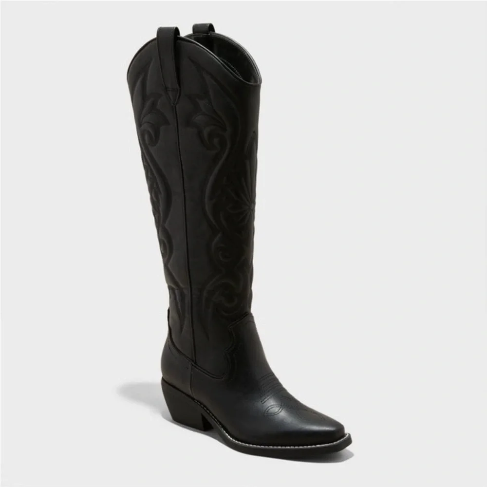 Women's Kenzi Western Boots with Memory Foam Insole Wild Fable Jet
Black new 🆕 - Picture 1 of 6